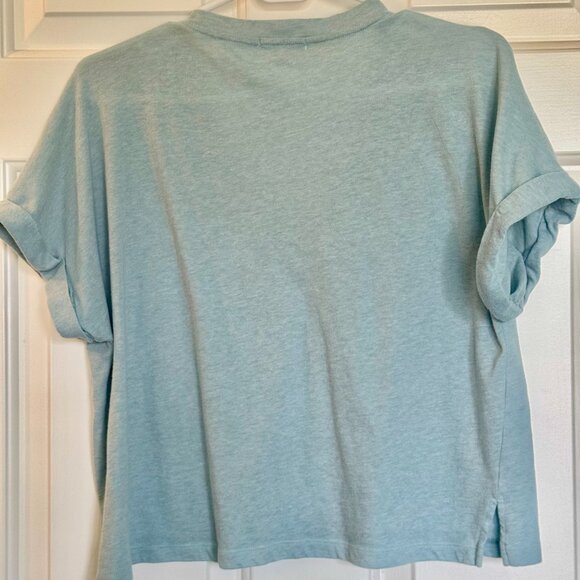 Beyond Yoga Deep V Pocket Tee — Teal Light Blue Small - Picture 5 of 11